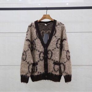 Gucci Women's Cardigan in Brown and Cream
